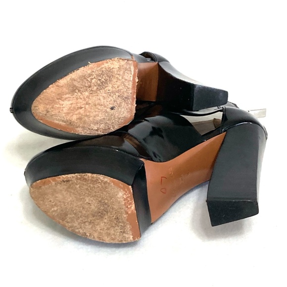 Rachel Zoe Elliott High Heel Black Leather Cutout Platform Bootie Size 8 - Picture 4 of 5